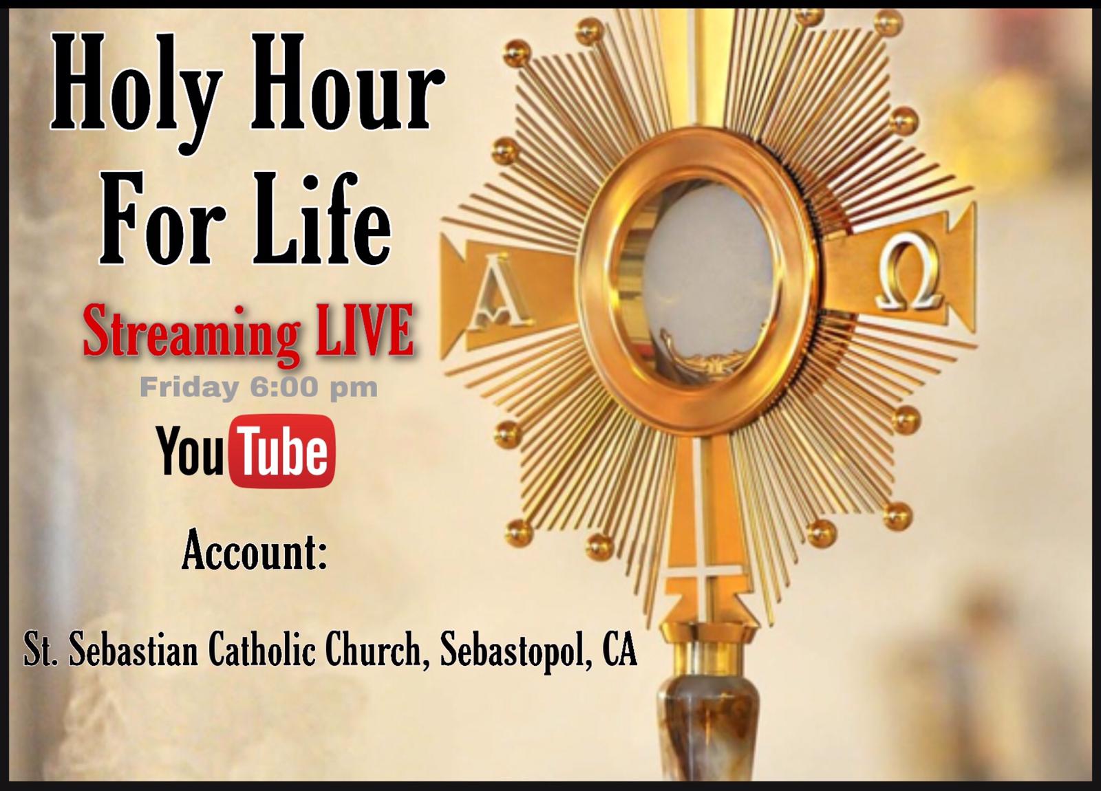 Holy Hour – Welcome