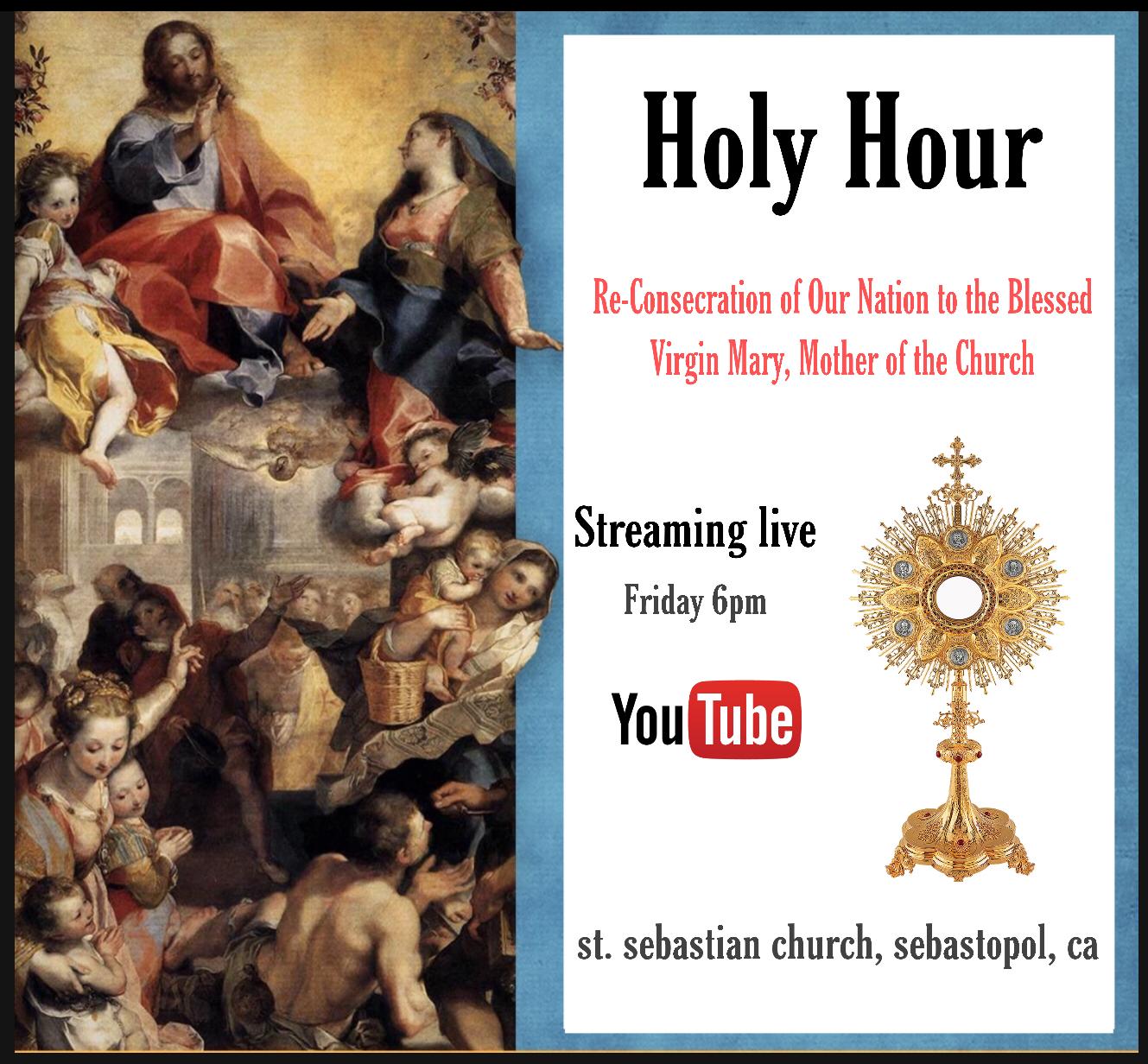 English holy hour – Welcome